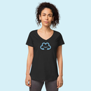 Women’s Fitted V-neck T-shirt