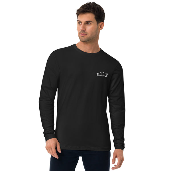 Men Long Sleeve Fitted Crew