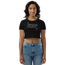 Women Organic Crop Top